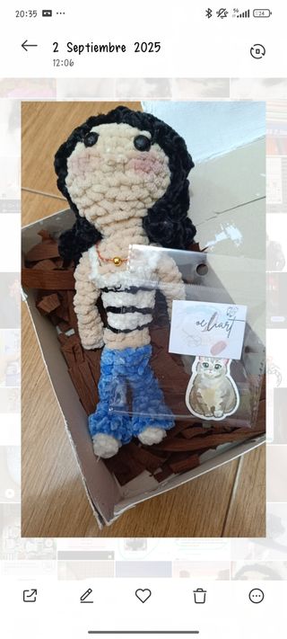 Muñeca amigurumi Shannon.