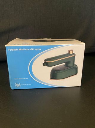 Mini Ferro Portátil Dobrável c/ Spray