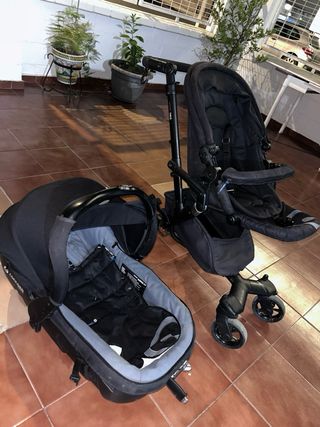 2 passeggini per bambini: passeggino + culla