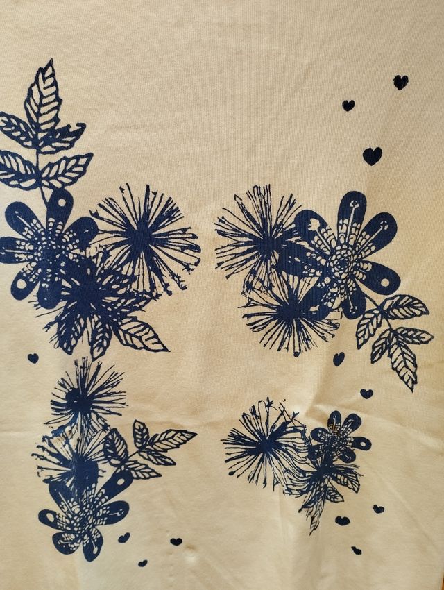 Jersey de flores manga 3/4