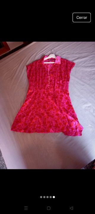 Vestido Zara rosa - Talla L