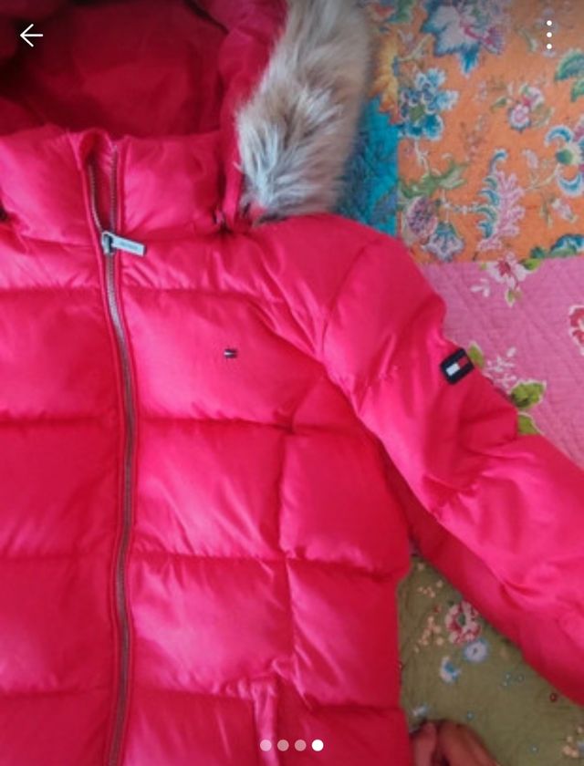 Abrigo rojo Tommy Hilfiger