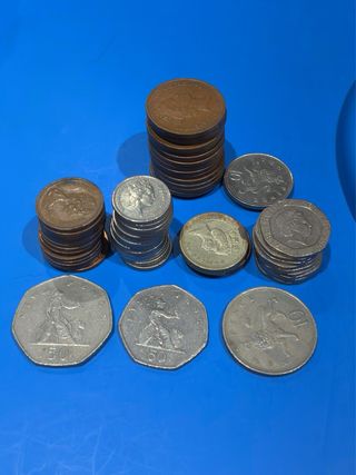 Lote Monedas Reino Unido 