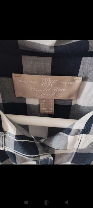 Camisa Pedro del Hierro vichy S