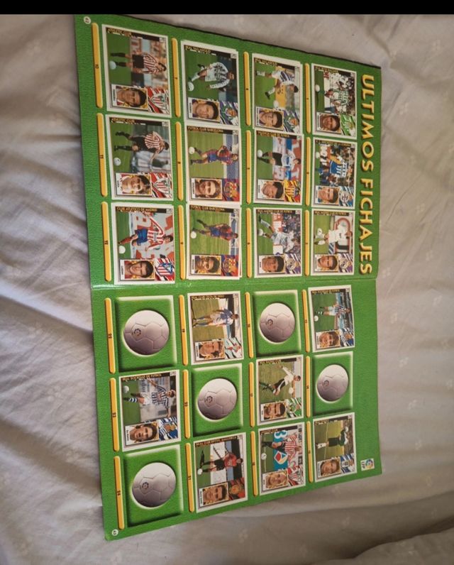 Álbum Liga 97-98: cromos fútbol