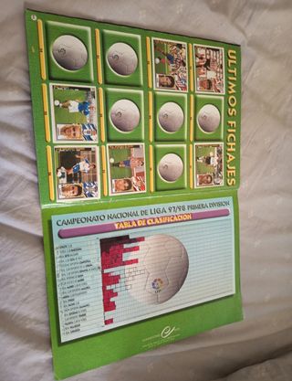 Álbum Liga 97-98: cromos fútbol