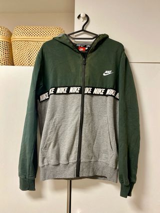 Chaqueta Nike Verde Gris