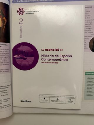 HISTORIA DE ESPAÑA CONTEMPORANEA 2 BACHILLERATO 