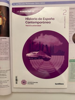 HISTORIA DE ESPAÑA CONTEMPORANEA 2 BACHILLERATO 