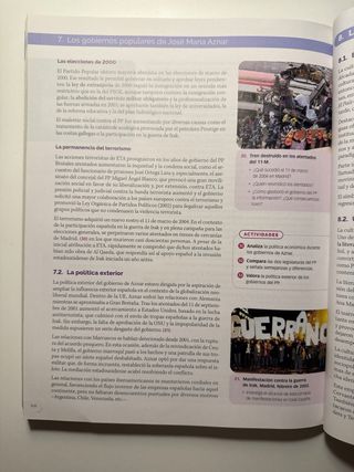 HISTORIA DE ESPAÑA CONTEMPORANEA 2 BACHILLERATO 