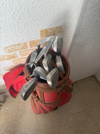 Juego palos golf usados + bolsa
