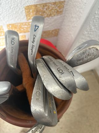 Juego palos golf usados + bolsa