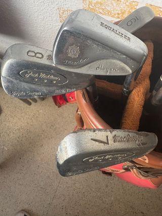 Juego palos golf usados + bolsa