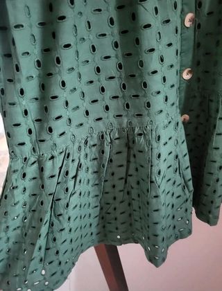 Vestido Cortefiel verde - Talla S