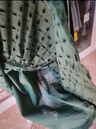 Vestido Cortefiel verde - Talla S