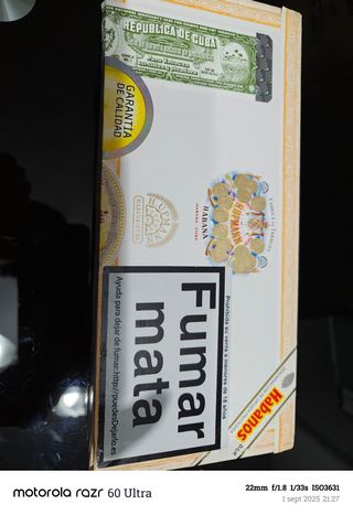 Caja vacía Habanos H. Upmann