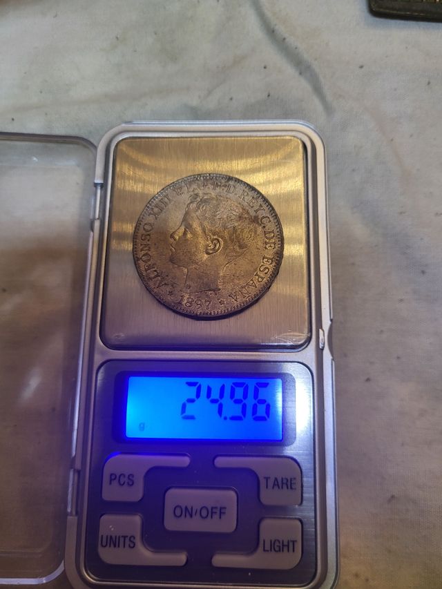 1 Peso Alfonso XIII Filipinas 1897