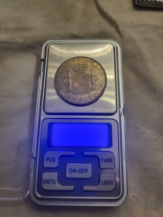 1 Peso Alfonso XIII Filipinas 1897