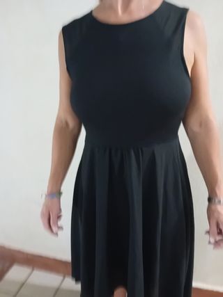 Vestito nero elegante taglia S