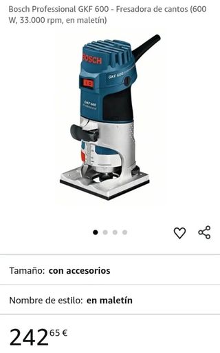 Fresadora Bosch GKF600 - 600W