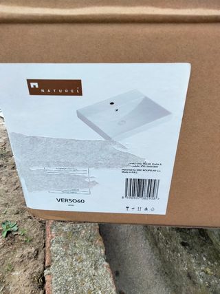 Lavabo NATUREL VERSO60 blanco