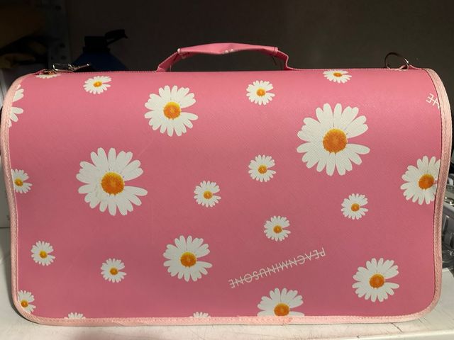 Transportín para mascotas rosa