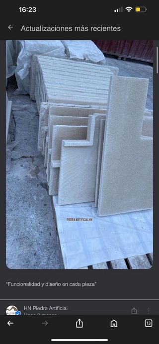 Piedra artificial - Revestimiento