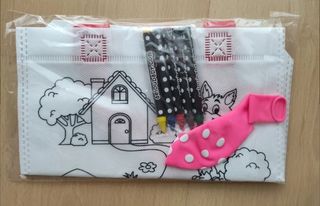 Bolsas pintar niños x 7