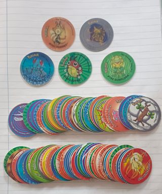 105 Tazos Pokémon