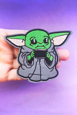 Parche bordado Grogu - Yoda bebé