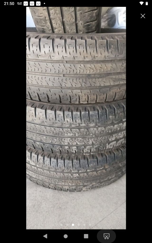 Neumáticos Michelin 225/75 R16 usados