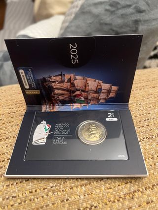 Moneda 2€ Italia Amerigo Vespucci 2025