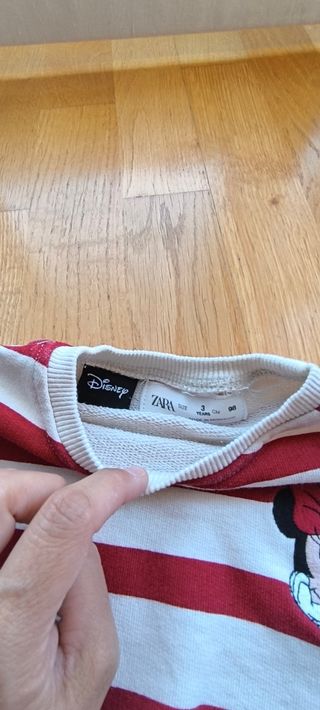 2 Sudaderas Zara Bebé Minnie-Kuromi