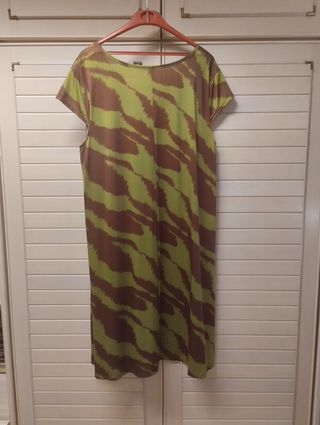 Vestido estampado cebra - talla L