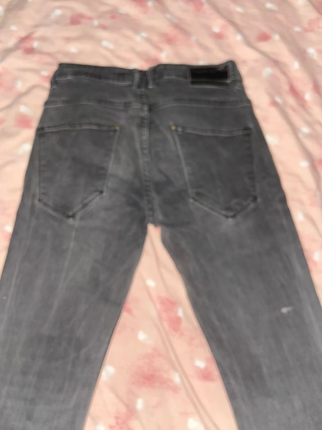 Jeans rotos negros - Hombre