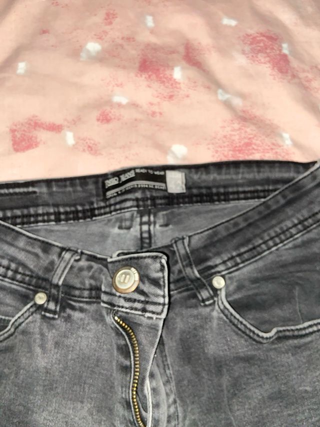 Jeans rotos negros - Hombre