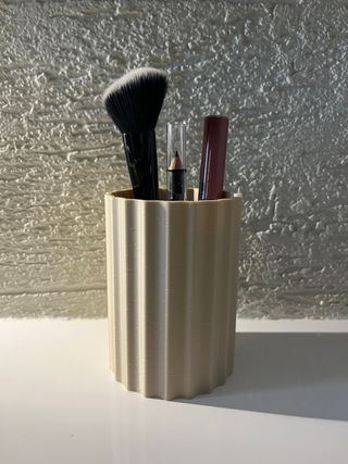 Porta trucchi/penne ondulato - stampa 3D