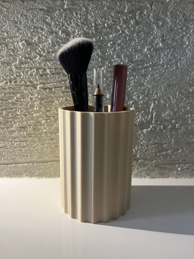 Porta trucchi/penne ondulato - stampa 3D