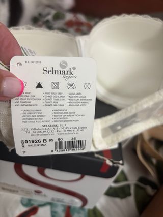 Sujetador Selmark blanco