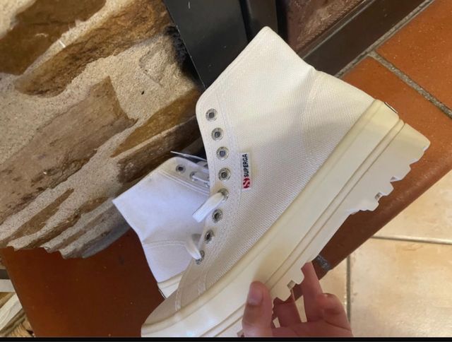 Superga 2750 Cotu Classic alte - Bianche