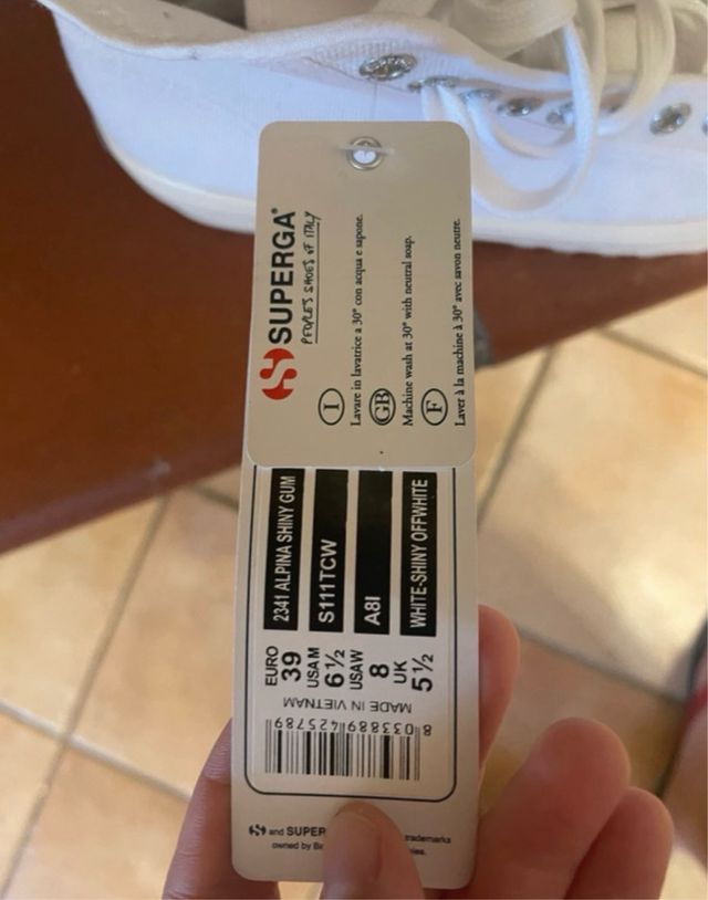 Superga 2750 Cotu Classic alte - Bianche