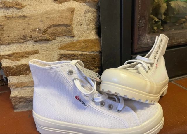 Superga 2750 Cotu Classic alte - Bianche