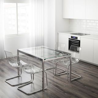 Tavolo GLIVARP IKEA - Trasparente 125/188x85 cm