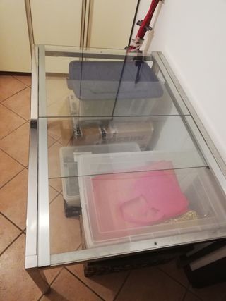 Tavolo GLIVARP IKEA - Trasparente 125/188x85 cm