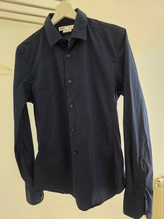Camisa Zara Hombre - Azul - M