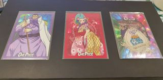 3 cartas One Piece brillantes