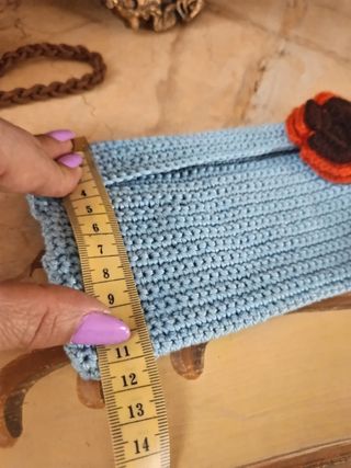 Pochette uncinetto fatta a mano