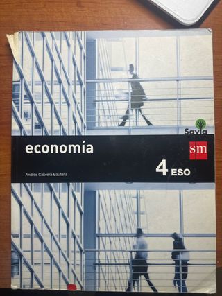Economía. 4 ESO. Savia (Spanish Edition)