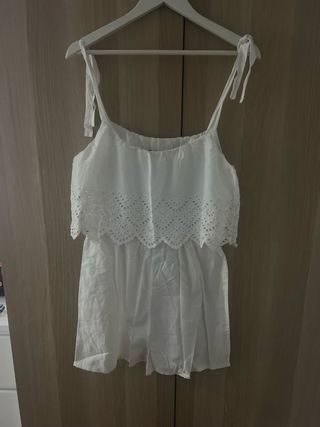 mono blanco corto - Talla S-M