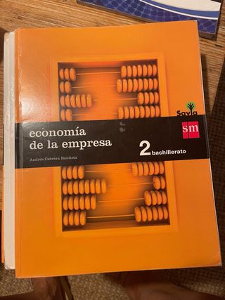 Economía. 2 Bachillerato. Savia (Spanish Edition)